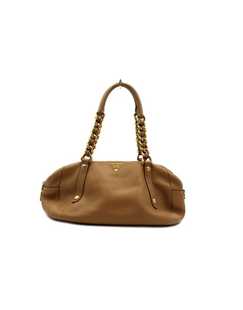 prada shopper pelle beige